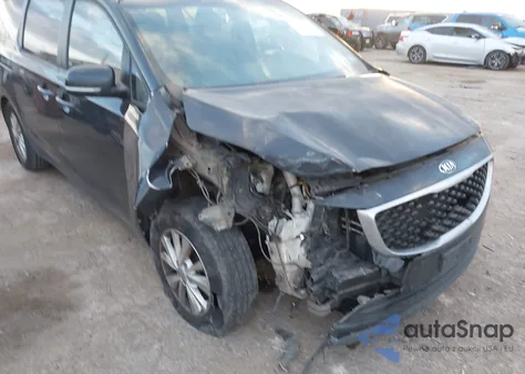 2016 Kia Sedona Lx из США, поврежденный, VIN KNDMB5C17G6093118